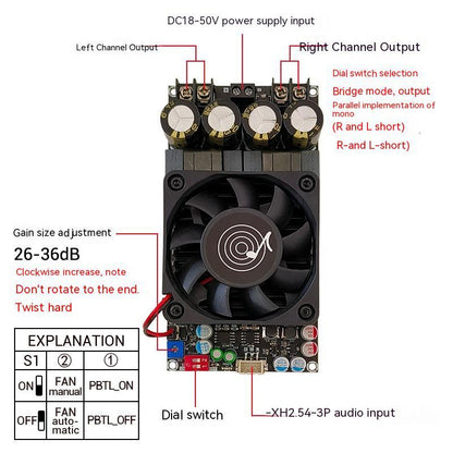 3002 Pure Rear Stage Digital Power Amplifier Board