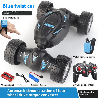 Gesture Sensing Remote Control Car Stunt Twist Car Four-wheel Drive Off-road Vehicle