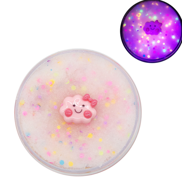 Fluorescent Brushed Mud Slim Crystal Mud