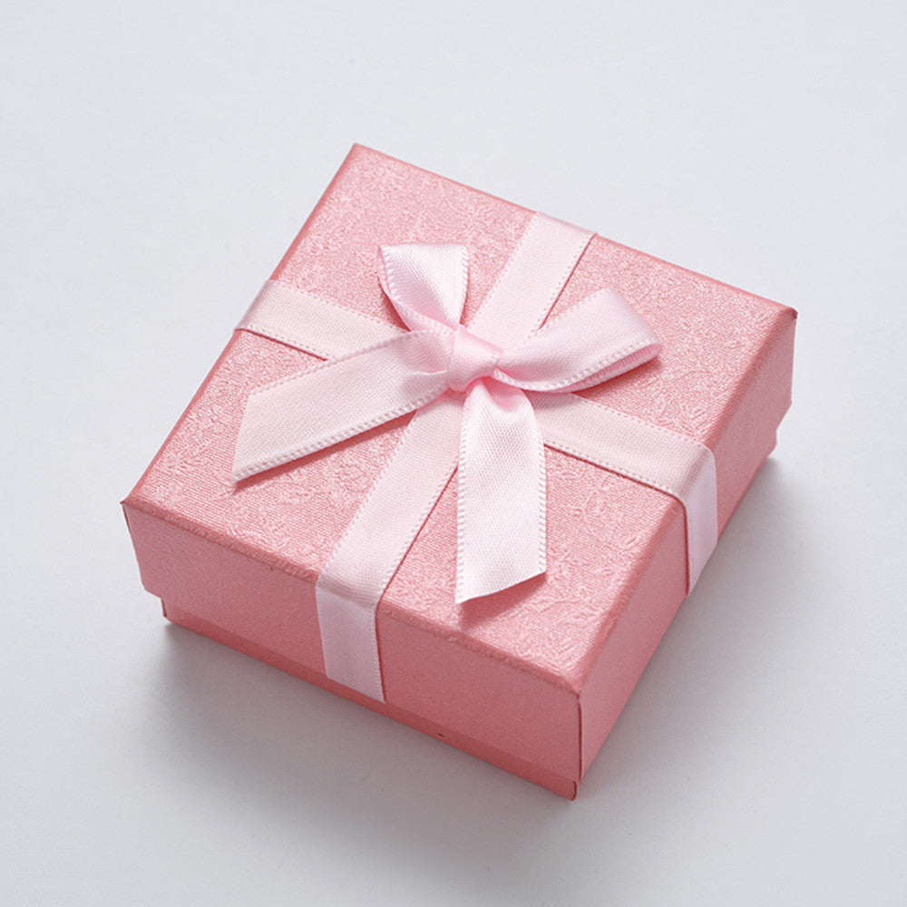 Bow Necklace Earrings Packaging Gift Box