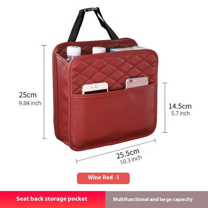 Car Chair Back Storage Multifunctional Storage Box Car Seat Back Storage Garbage Hanging Bag