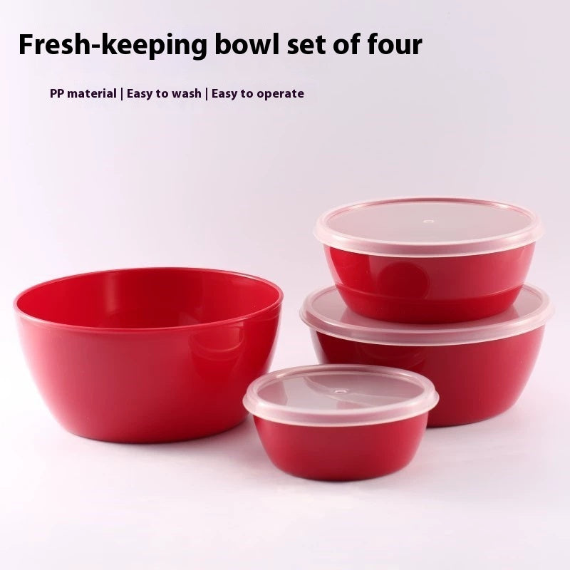 Personality Plastic Round Bento Storage Box
