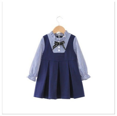 Summer Cute Princess Style Children's Dress With Embroidery Mesh