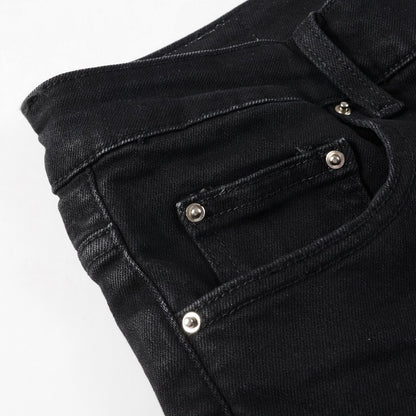 Black Stretch Slim Fitting Jeans