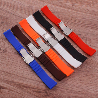 Stylish Car Tread Pattern Over A Rubber Strap