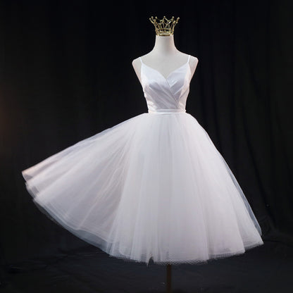 Slim Fit And Fashionable Strap Travel Photography Light Wedding Dress