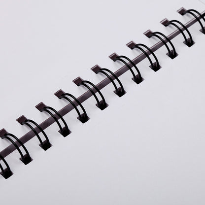 Color Lead Book Blank Flip Vertical Turn Coil Glue Binding Drawing Book