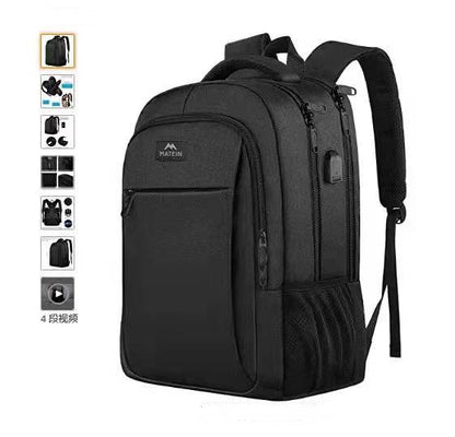 Rechargeable Shoulder Computer Bag Backpack Travel Outdoor