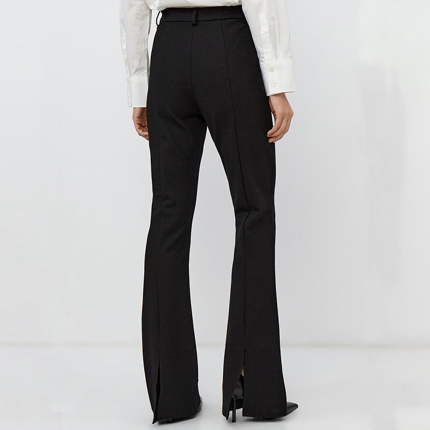 Slim Fit Casual Suit Pants For Women