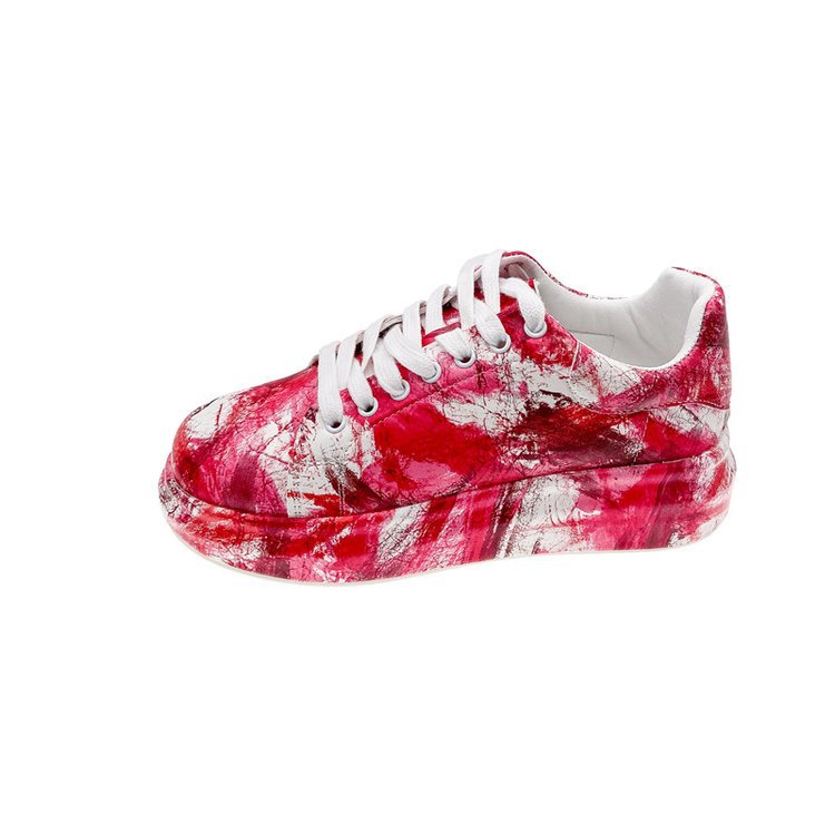 RED Graffiti Sneakers Plus Size Casual Sneakers