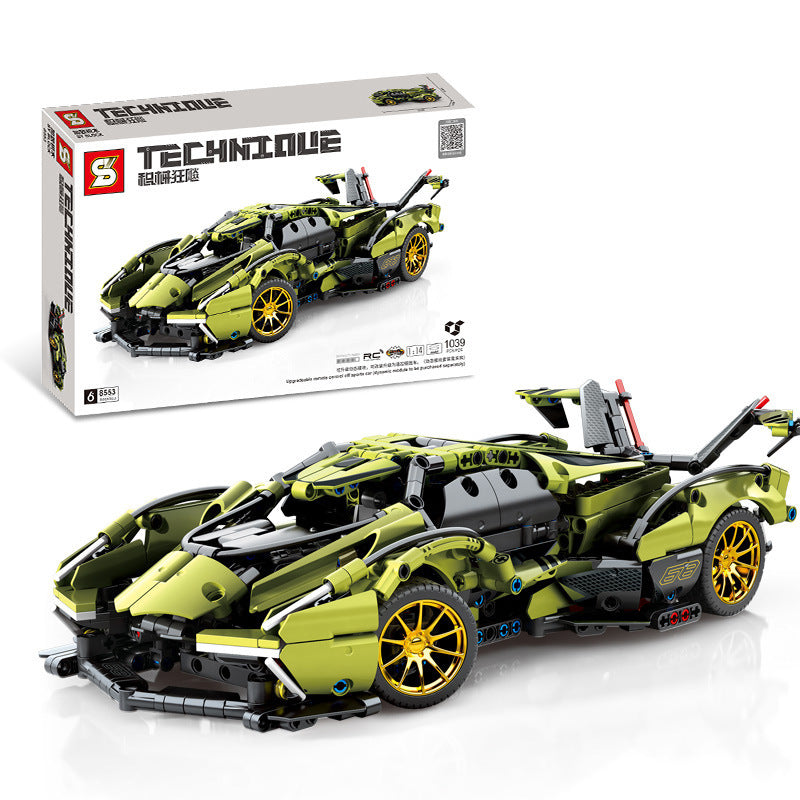 High Difficulty Racing Roadster Compatible With  Power Mechanical Building Blocks