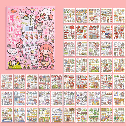 Hand Ledger Gift Box Of 50 Pieces And Paper Stickers