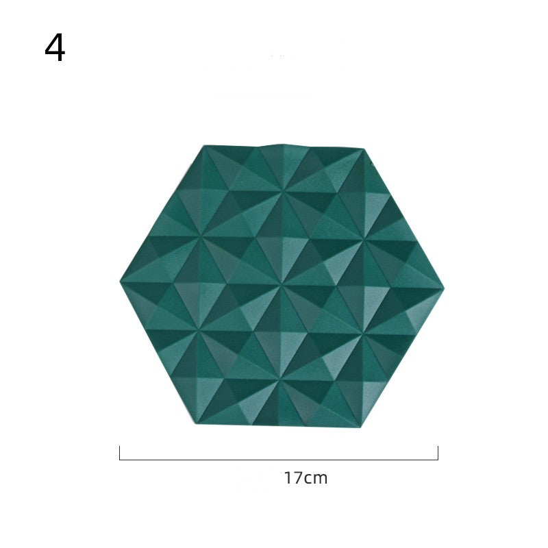 Table Insulation Pad Silicone Light Luxury Placemat Anti-scalding Anti-slip Pad