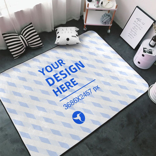 Create Your Own Flannel Absorbent Non-slip Easy-care Floor Mat