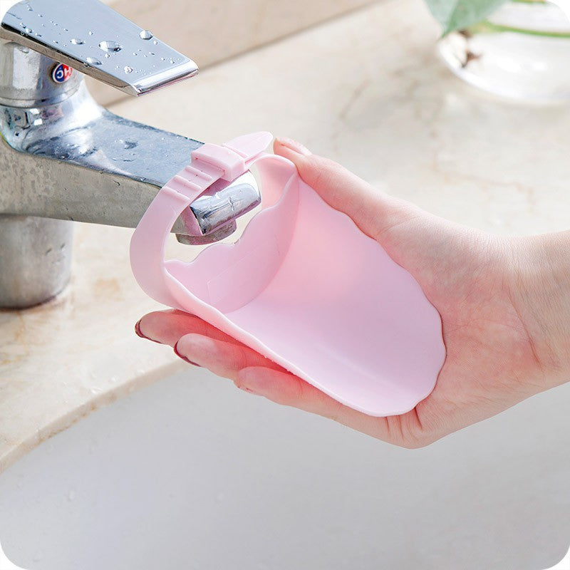 Household Faucet Lengthened Hand Washing Device Guide Gutter Tap Water Extension Extender Children's Hand Washing Aid
