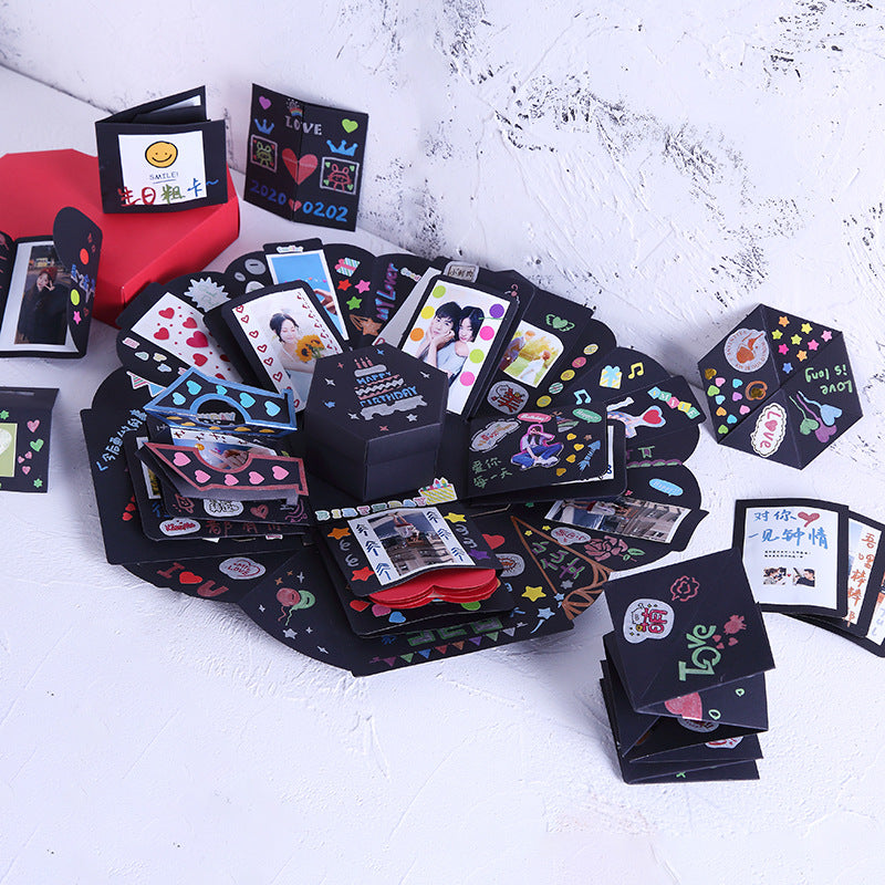 New Love Diy Photo Album Surprise Gift Box