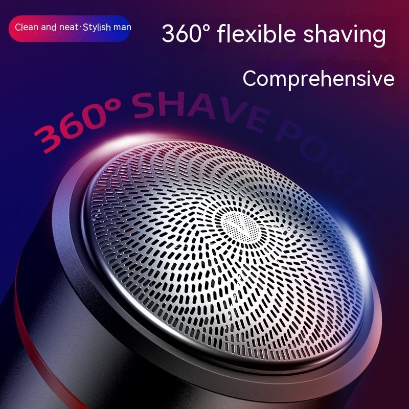 Compact Portable Removable Washing Electric Shaver