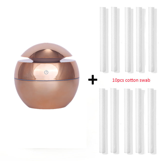 USB Aroma Essential Oil Diffuser Ultrasonic Cool Mist Humidi