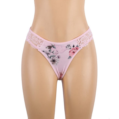 Plus Size Embroidery Patchwork Lace Sleeping Dress