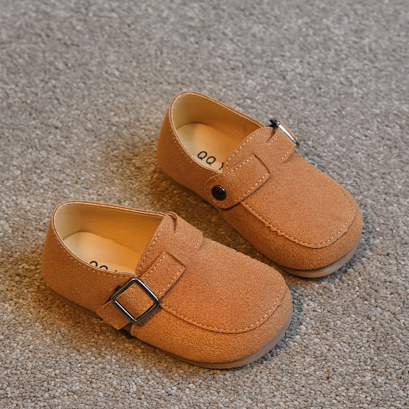 Children's Velcro Shallow Beanie Shoes Girls Daily Western Style Princess Shoes