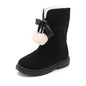 Winter New Girls Warm Cotton Boots Princess Long Children