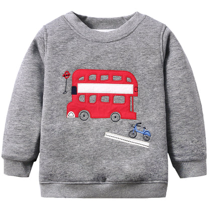 Christmas Series Sweater Children's Top Thickened
