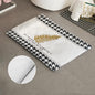 Diatomite soft foot pad absorbent quick drying antiskid bathroom mat