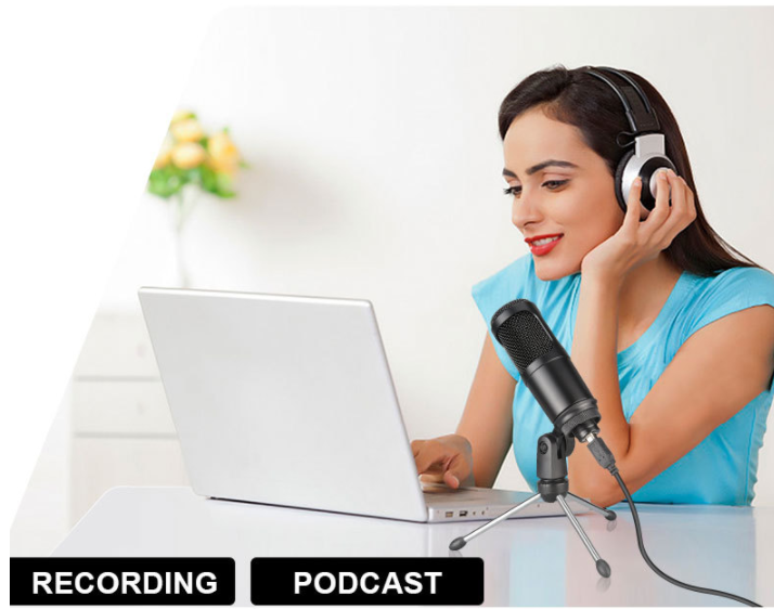 USB Microphone for laptop and Computers for Recording