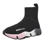 Black Sock Boots For Women Platform Shoes - FLIPSTYLEZLLC