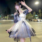 Sweet Girl Mermaid Color Three-dimensional Flower Lolita Dress