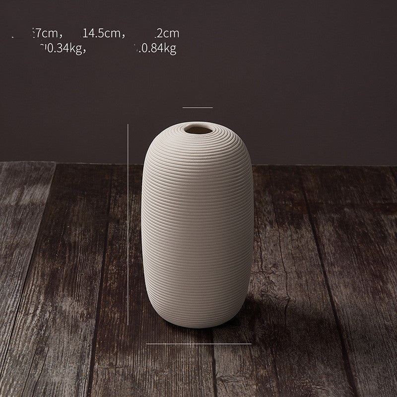 European-style Ceramic Dried Flower Vase Restaurant Table Decoration