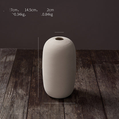 European-style Ceramic Dried Flower Vase Restaurant Table Decoration