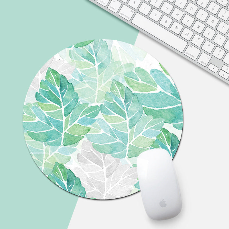 Round Mouse Pad Cartoon Creative Small Rubber Mouse Pad Office Game Mouse Pad