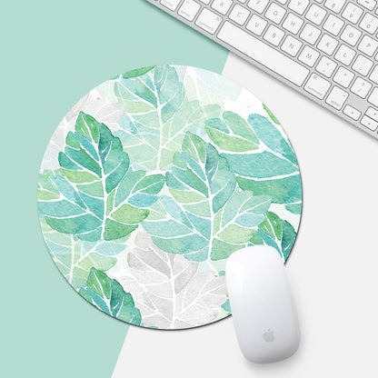 Round Mouse Pad Cartoon Creative Small Rubber Mouse Pad Office Game Mouse Pad
