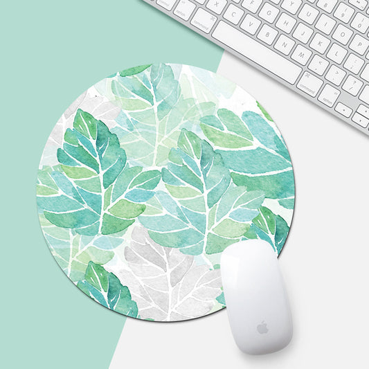 Round Mouse Pad Cartoon Creative Small Rubber Mouse Pad Office Game Mouse Pad