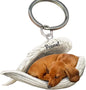Acrylic Creative Cute Dog Animal Keychain