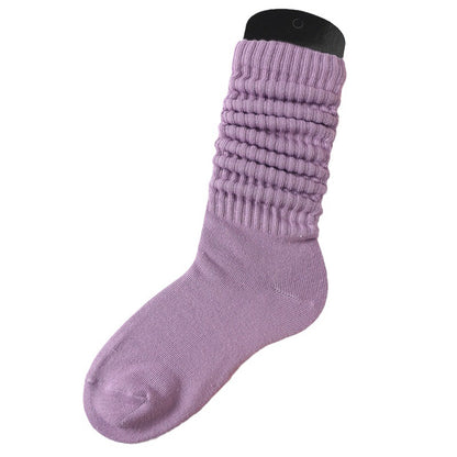 Lazy Bunching Socks European And American Extra Thick Fluffy Loop
