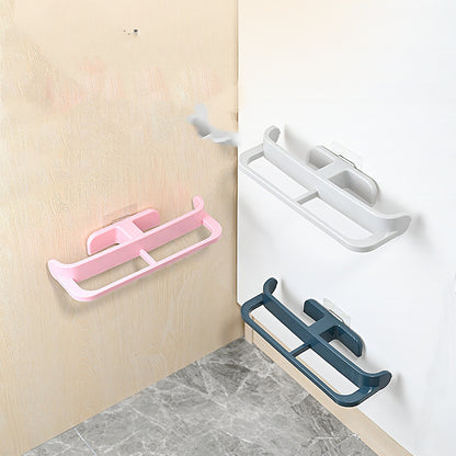 Perforation-free Bathroom Slippers Rack Wall-mounted Storage