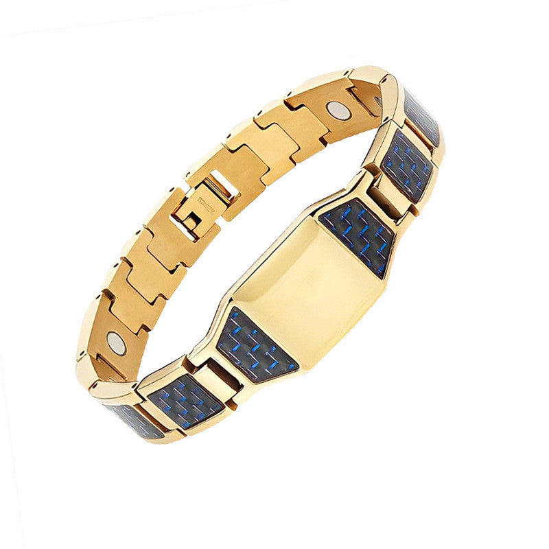 Carbon Fiber Titanium Steel Bracelet Magnet