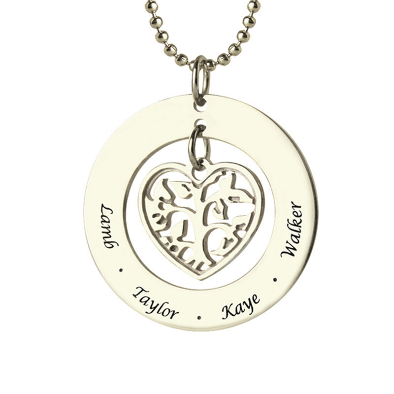 s925 brand eight-character necklace infinity name customization