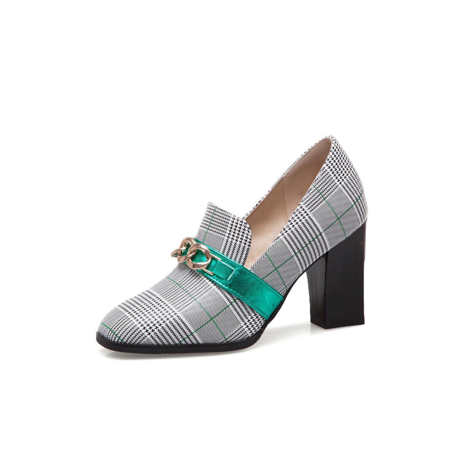 Metal decorative single shoes women - FLIPSTYLEZLLC