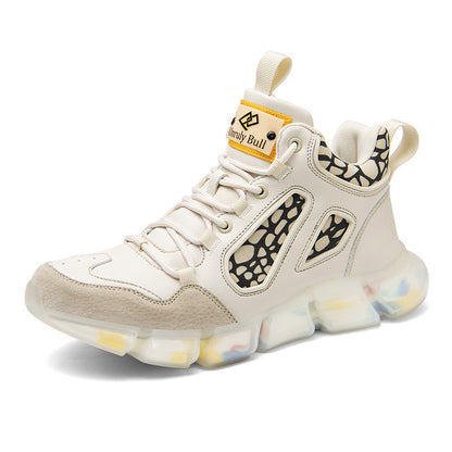 High-top luminous shoes