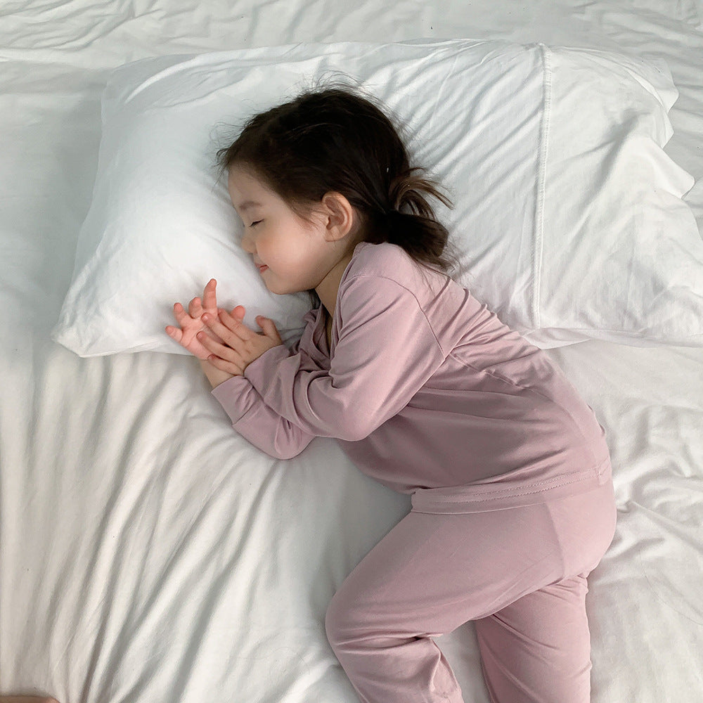 Children's Clothing Modal Bellyband Homewear Solid Color Air Conditioning Clothes