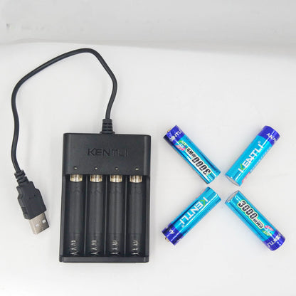 USB charger for rechargeable lithium battery