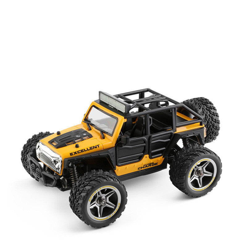 Electric Two Wheel Drive Remote Controlled Off-road Drift Vehicle Model Toy With Lights