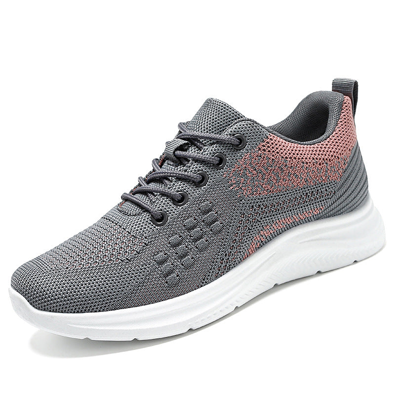 Lace-up Sneakers Women Light Breathable Flats Shoes - FLIPSTYLEZLLC