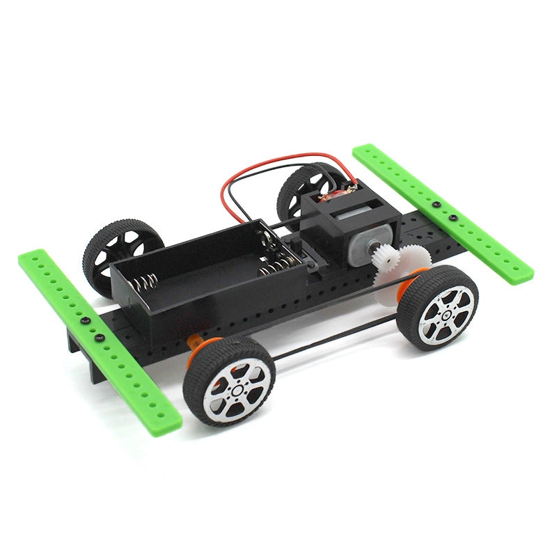 Four Wheel Drive Vehicle Technology Small Production Manual Assembly DIY Toy