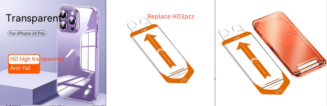 Transparent Anti-fall Shell Mobile Phone Screen Protector And Mobile Phone Case