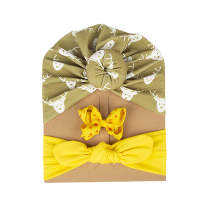 Cross-border Christmas Children's Hat Paper Card Set