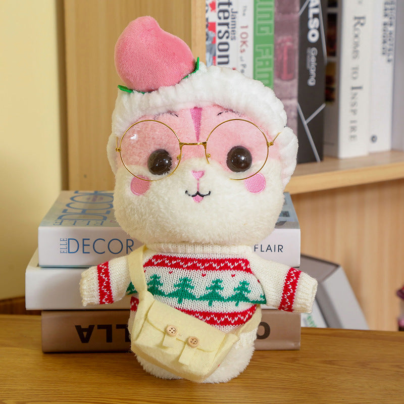 Cute net red hamster doll